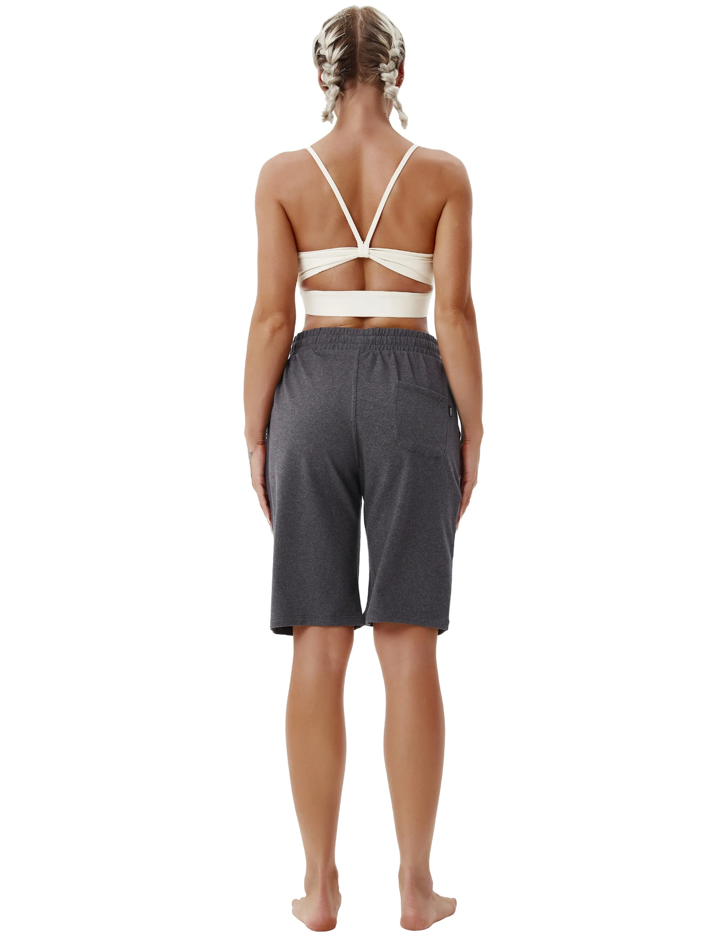 10" Joggers Shorts heathercharcoal_Pilates