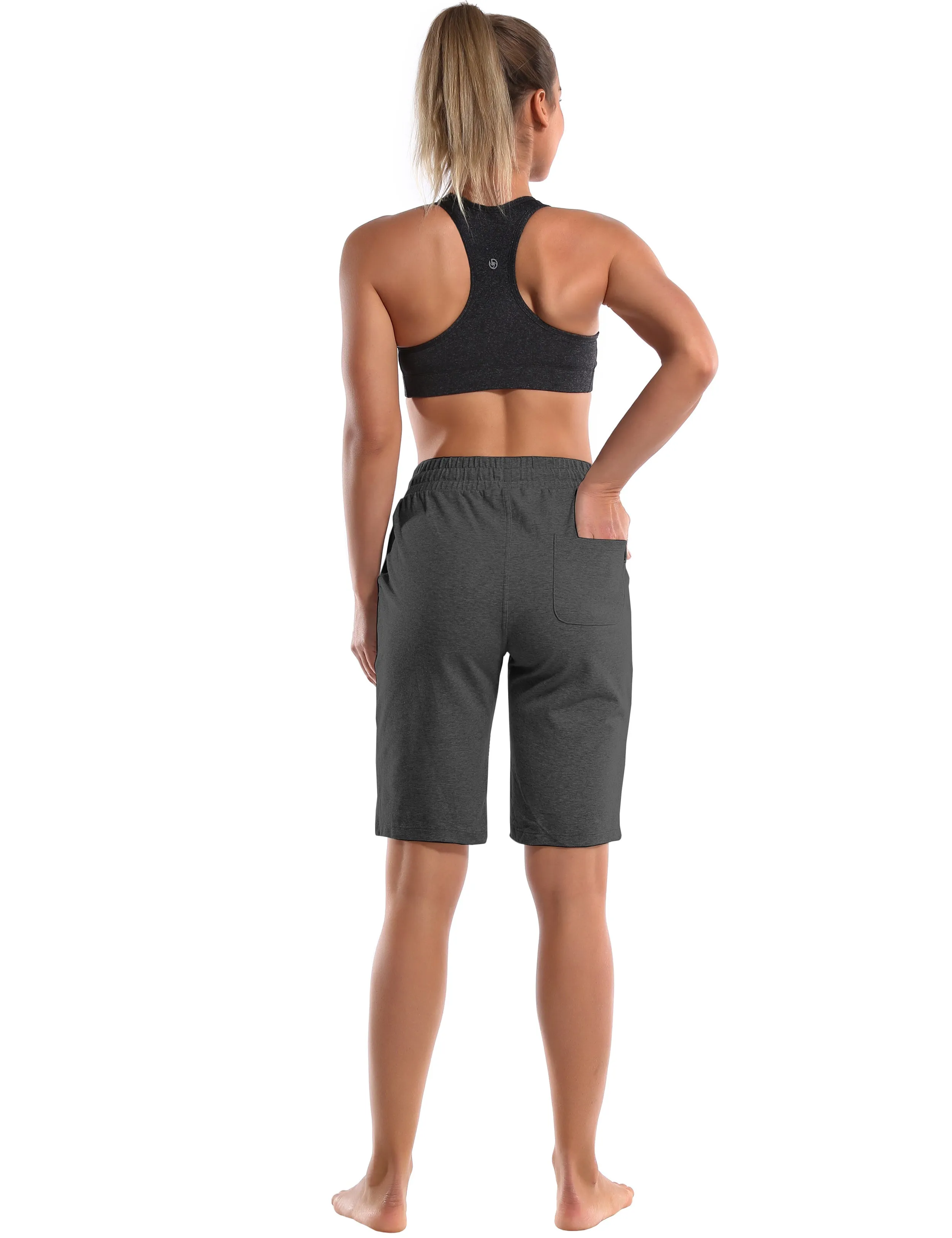 10" Joggers Shorts heathercharcoal_Pilates