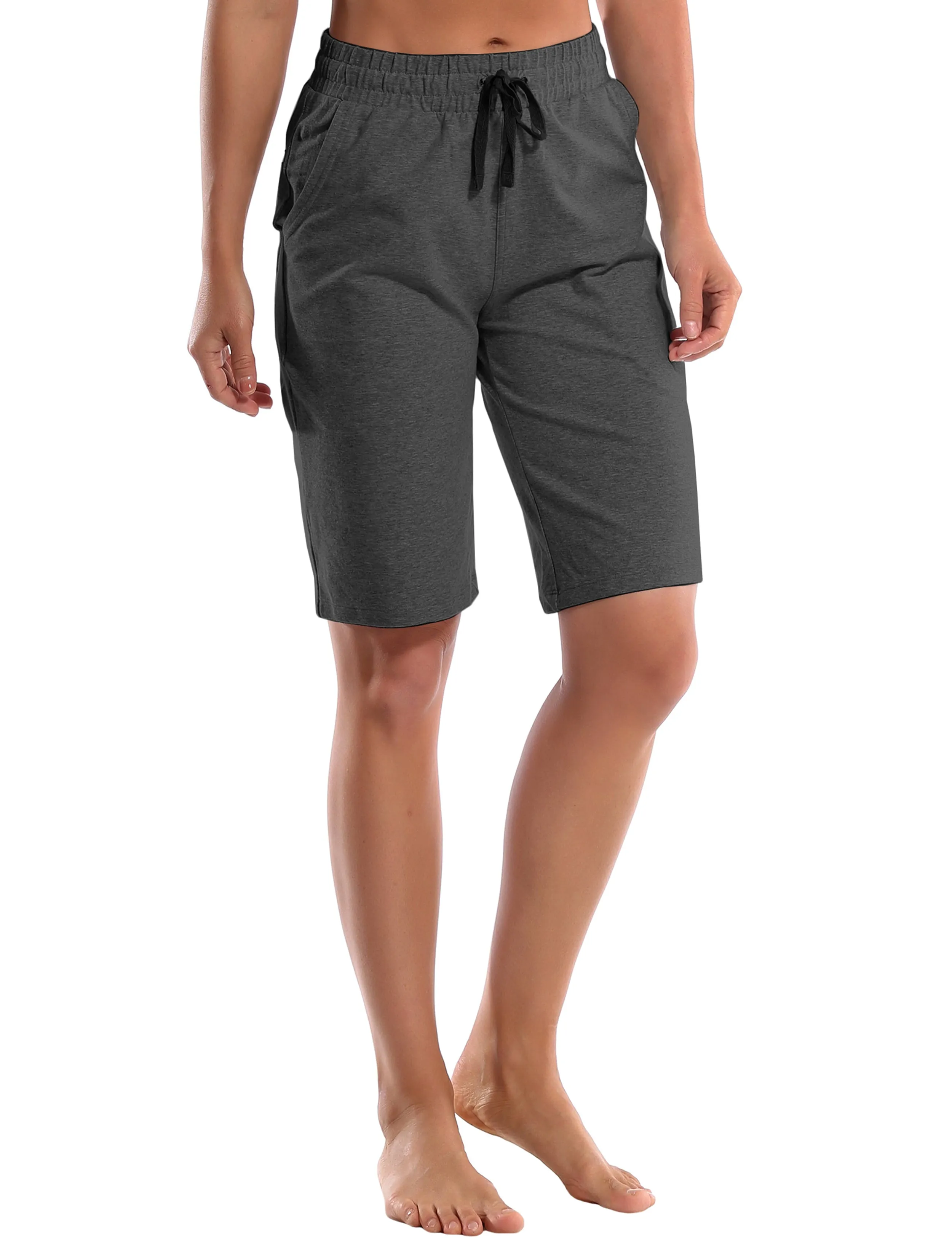 10" Joggers Shorts heathercharcoal_Pilates