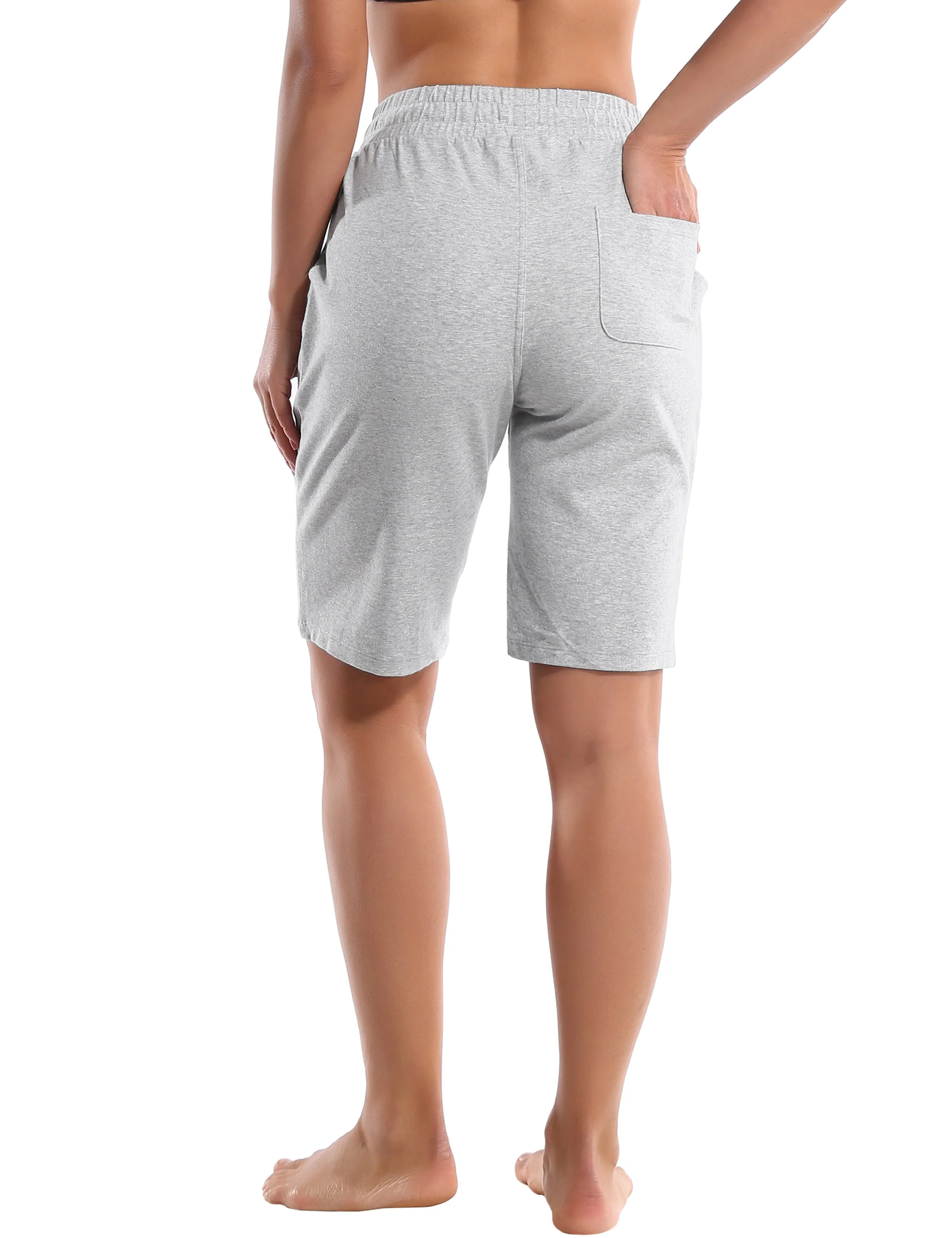 10" Joggers Shorts heathergray_Pilates