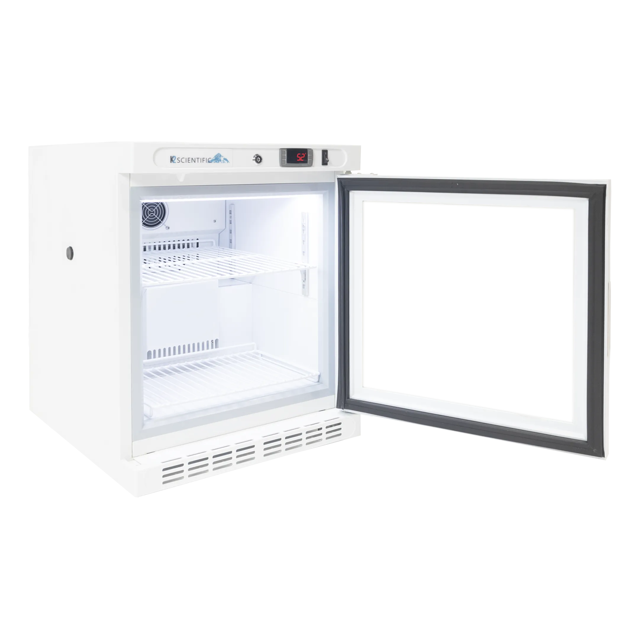 2.5 Cu. Ft. Bench-top Glass Door Lab Refrigerator