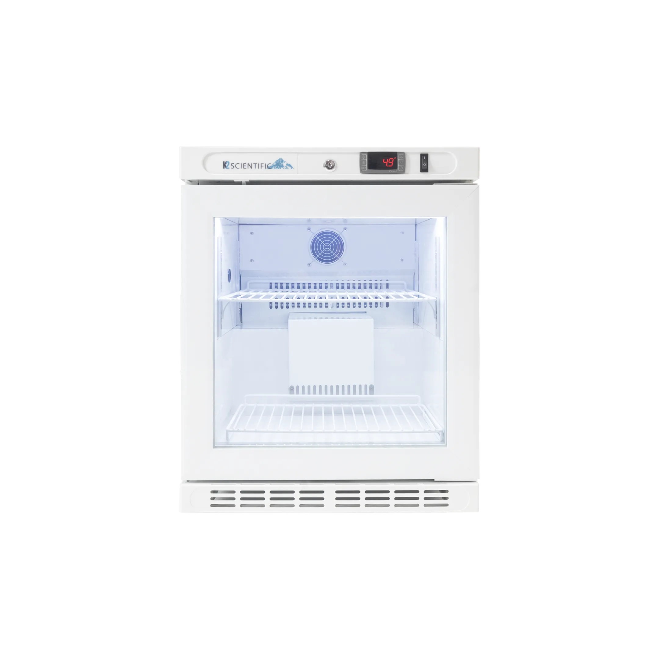 2.5 Cu. Ft. Bench-top Glass Door Lab Refrigerator