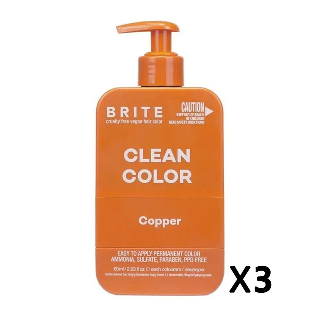 3x Brite Clean Color Copper