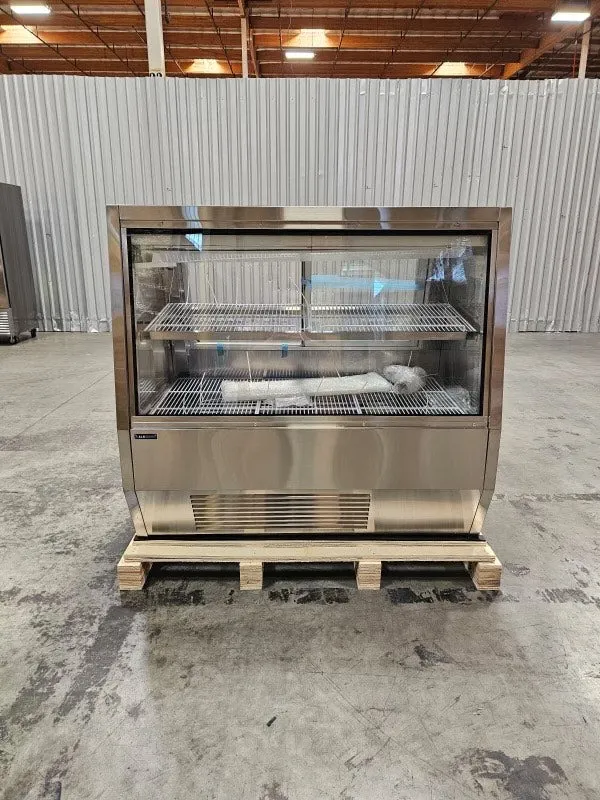 ALKCOOL 72" wide Stainless Steel REFRIGERATED MEAT Deli Case display refrigerator