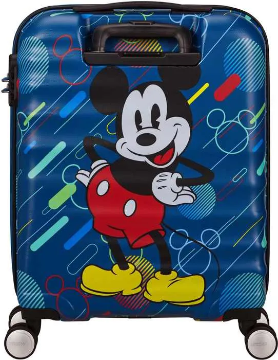 American Tourister Disney Wavebreaker Carry-On Spinner Luggage - Mickey Future Pop