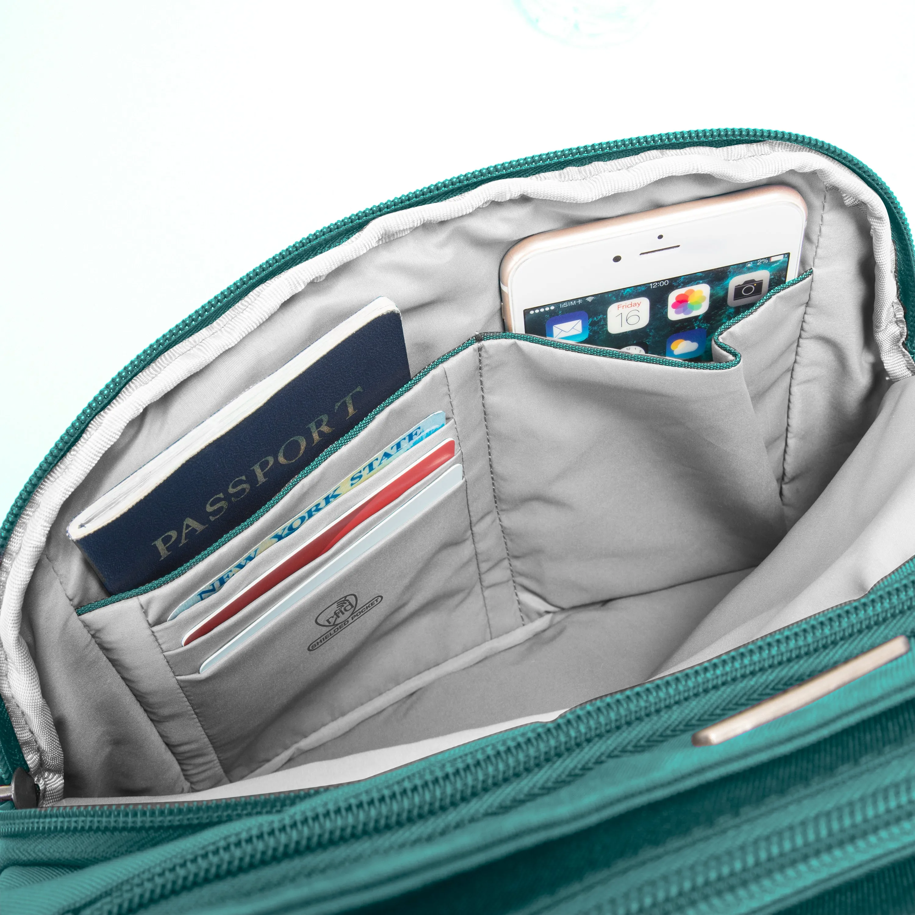 Anti-Theft Classic North/South Crossbody