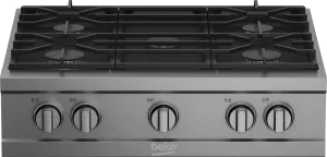 Beko PRGRT30500SS 30" Stainless Steel Pro-Style Built-In Gas Range Top