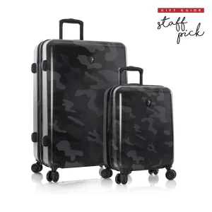 Black Camo Fashion Spinner™ 2 Piece Luggage Set (21"/30")