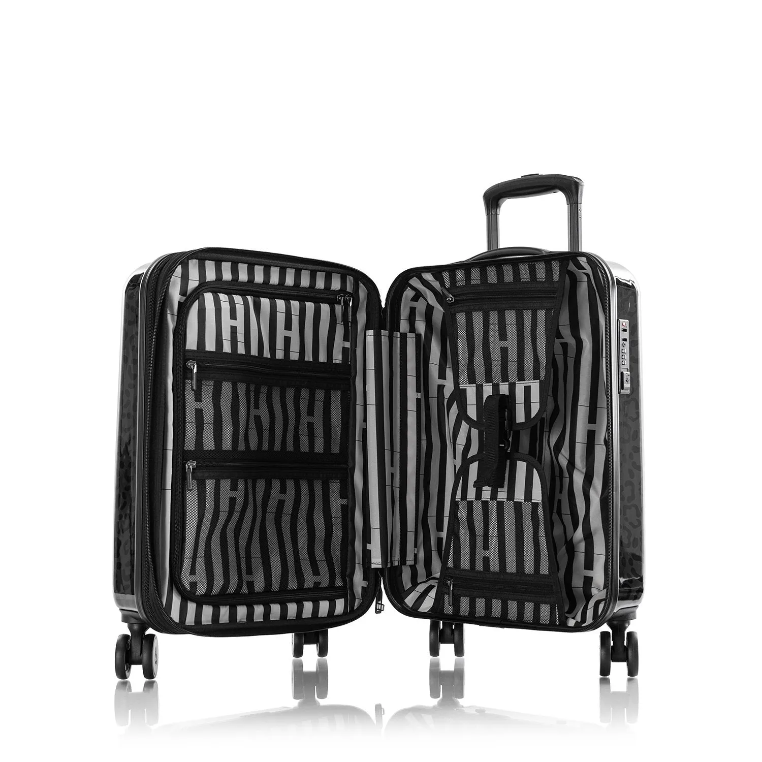 Black Leopard Fashion Spinner™ 21 Inch Carry-on