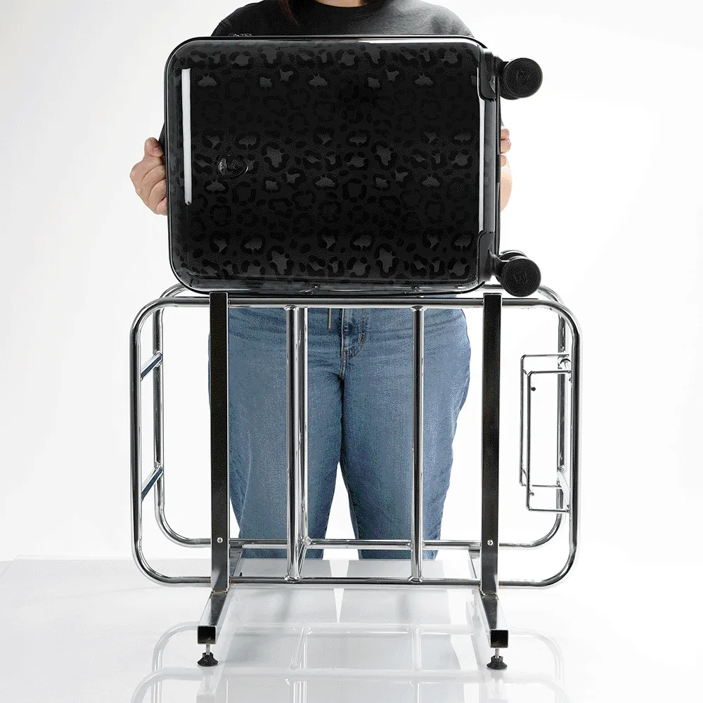 Black Leopard Fashion Spinner™ 21 Inch Carry-on