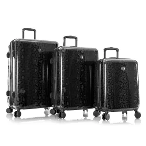 Black Leopard Fashion Spinner™ 3 Piece Luggage Set