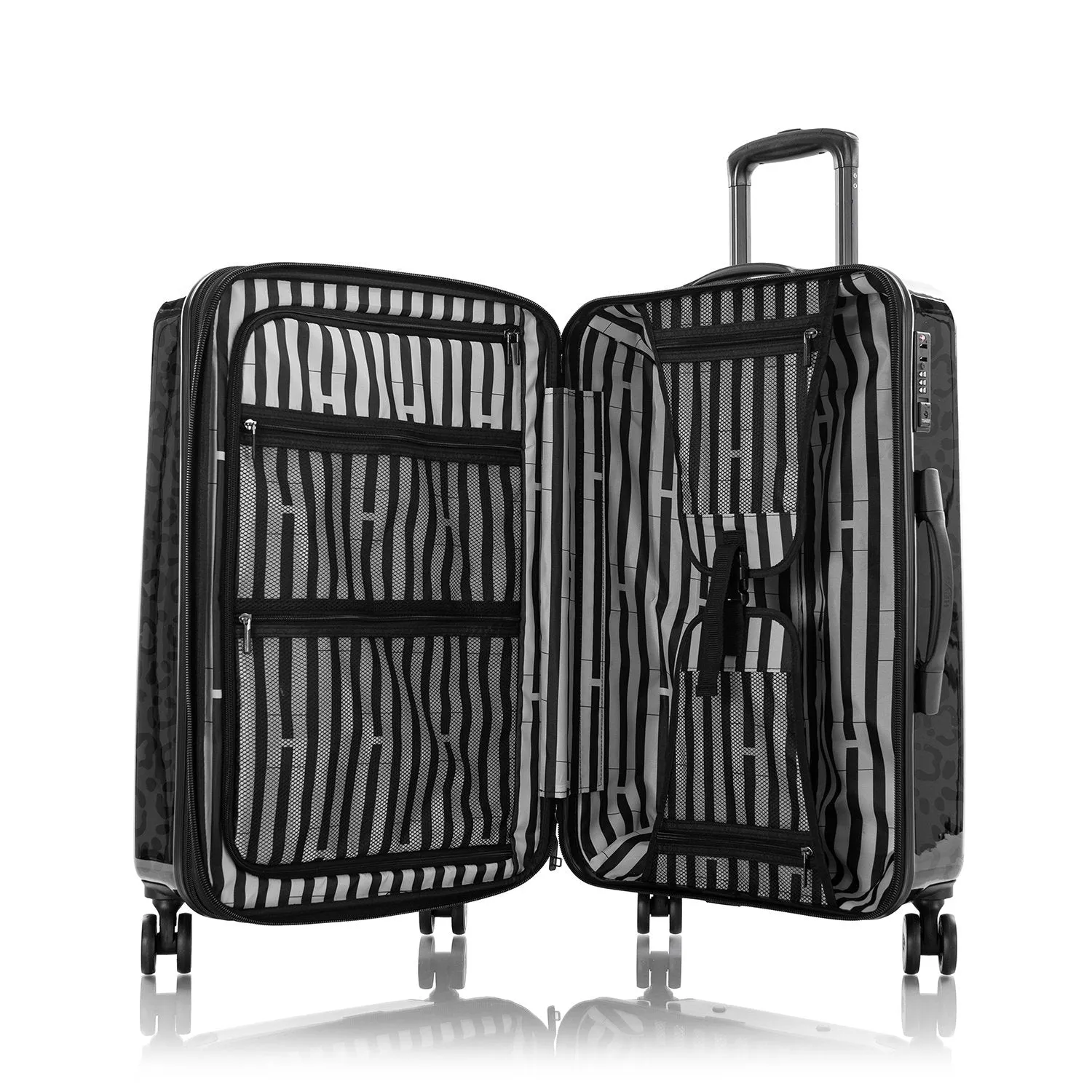 Black Leopard Fashion Spinner™ 3 Piece Luggage Set