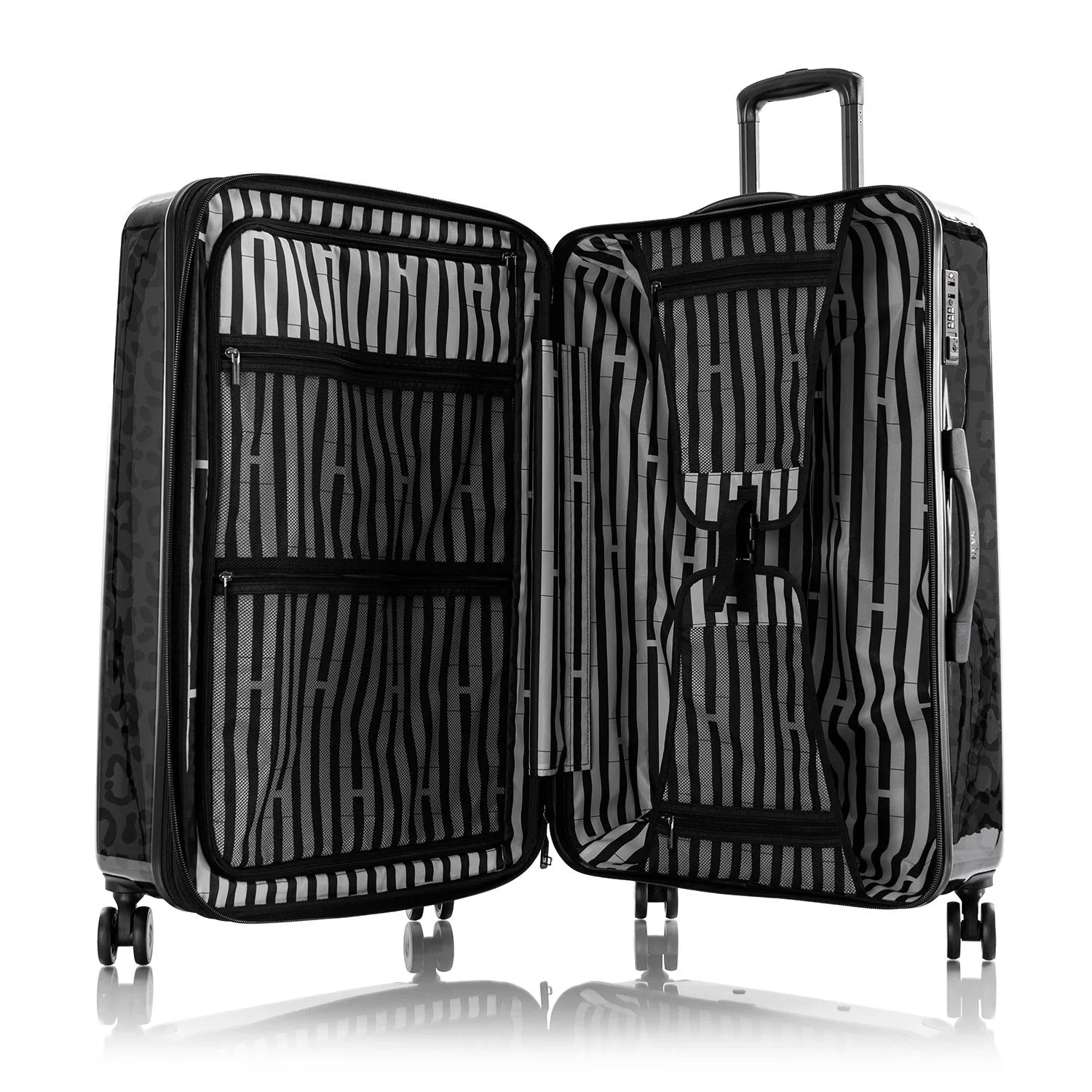 Black Leopard Fashion Spinner™ 30 Inch Luggage