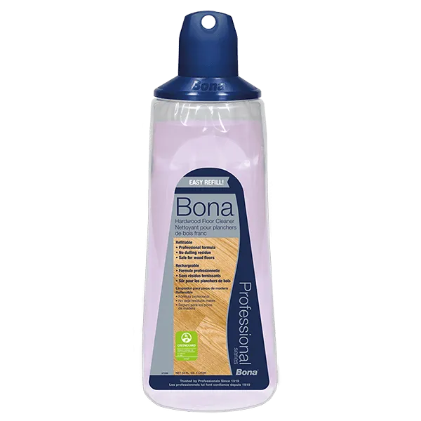 Bona Pro Series Spray Mop for Hardwood, Includes 34oz Hardwood Floor Cleaner Cartridge & 16.5" Washable Cleaning Pad