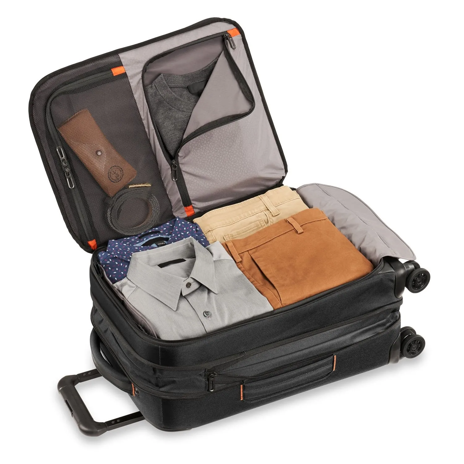 Briggs & Riley ZDX Domestic Carry-on Expandable Spinner Black