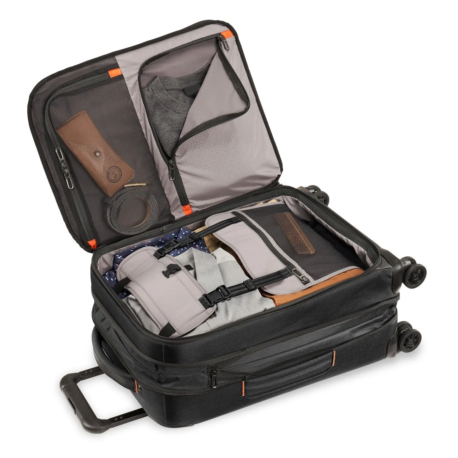 Briggs & Riley ZDX Domestic Carry-on Expandable Spinner Black