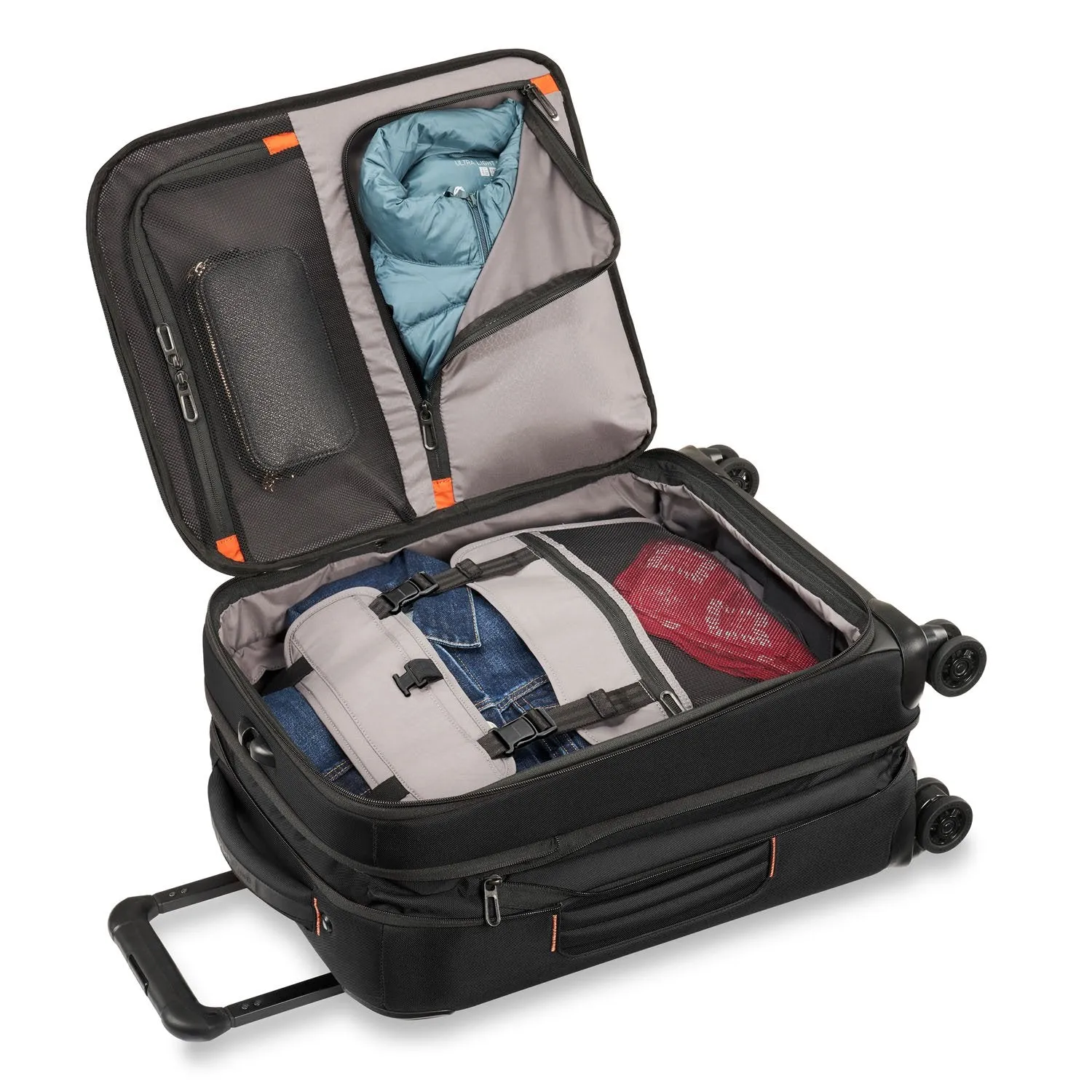 Briggs & Riley ZDX International Carry-on Expandable Spinner Black