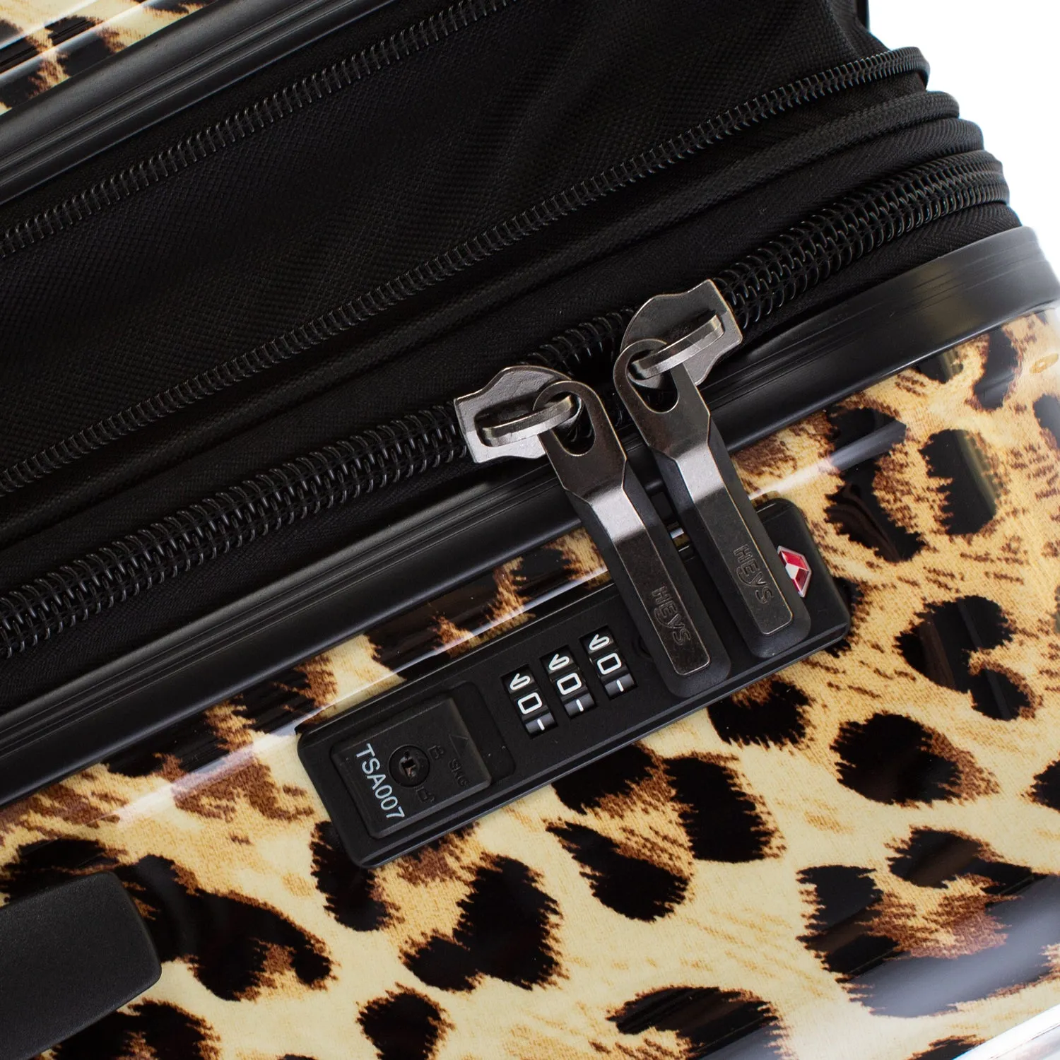Brown Leopard Fashion Spinner™ 2 Piece Luggage Set (21"/30")