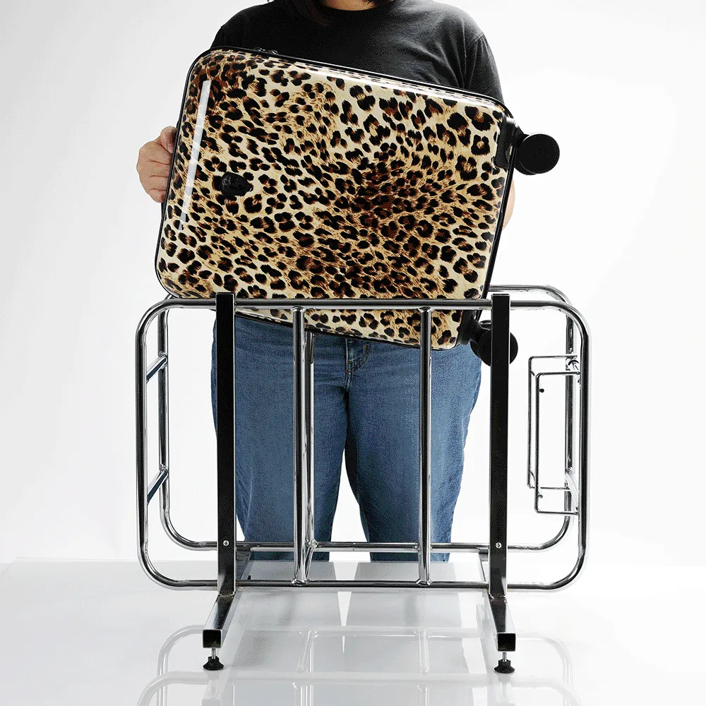 Brown Leopard Fashion Spinner™ 3 Piece Luggage Set