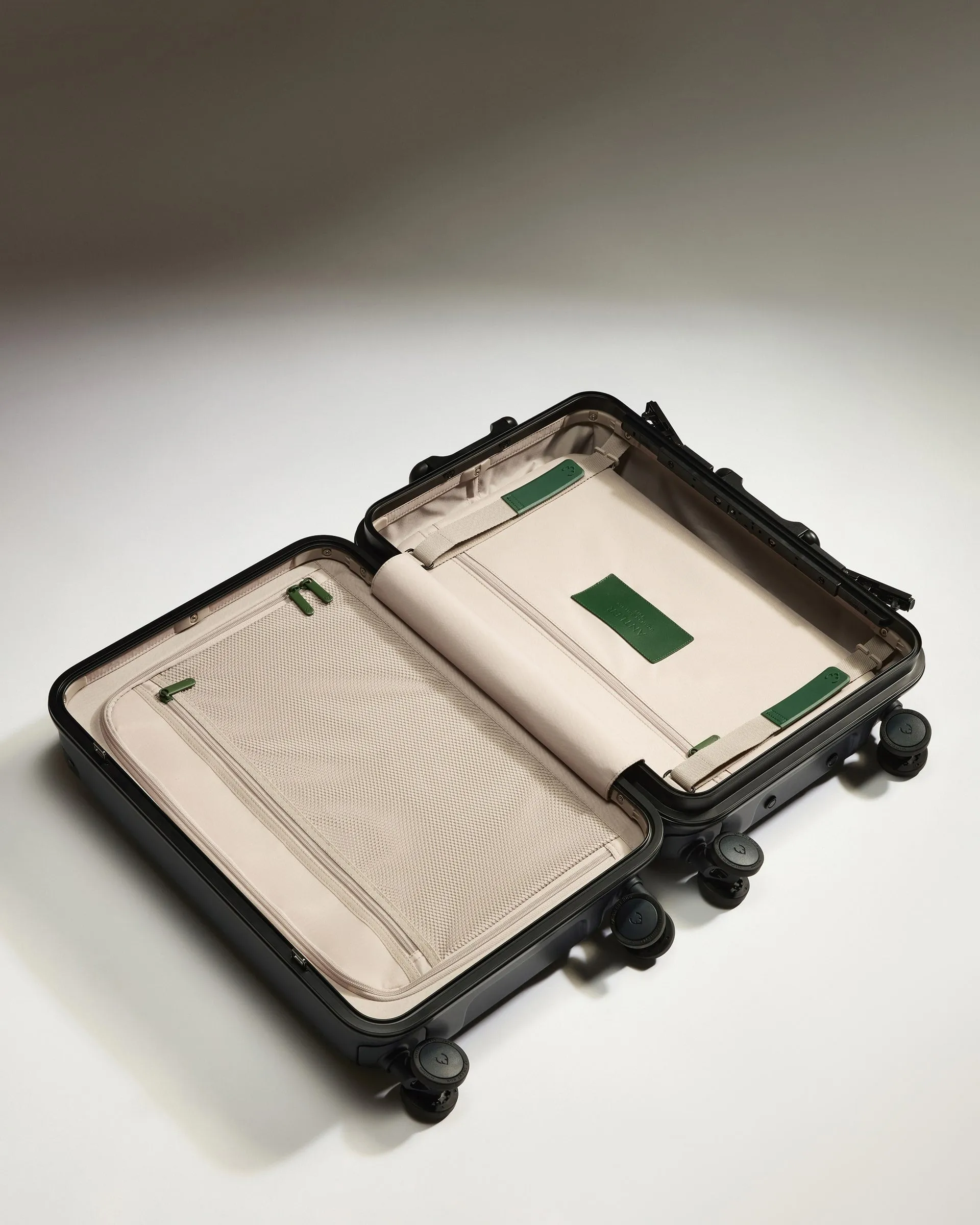 Carry-On Luggage in Basalt Navy - Heritage Stripe