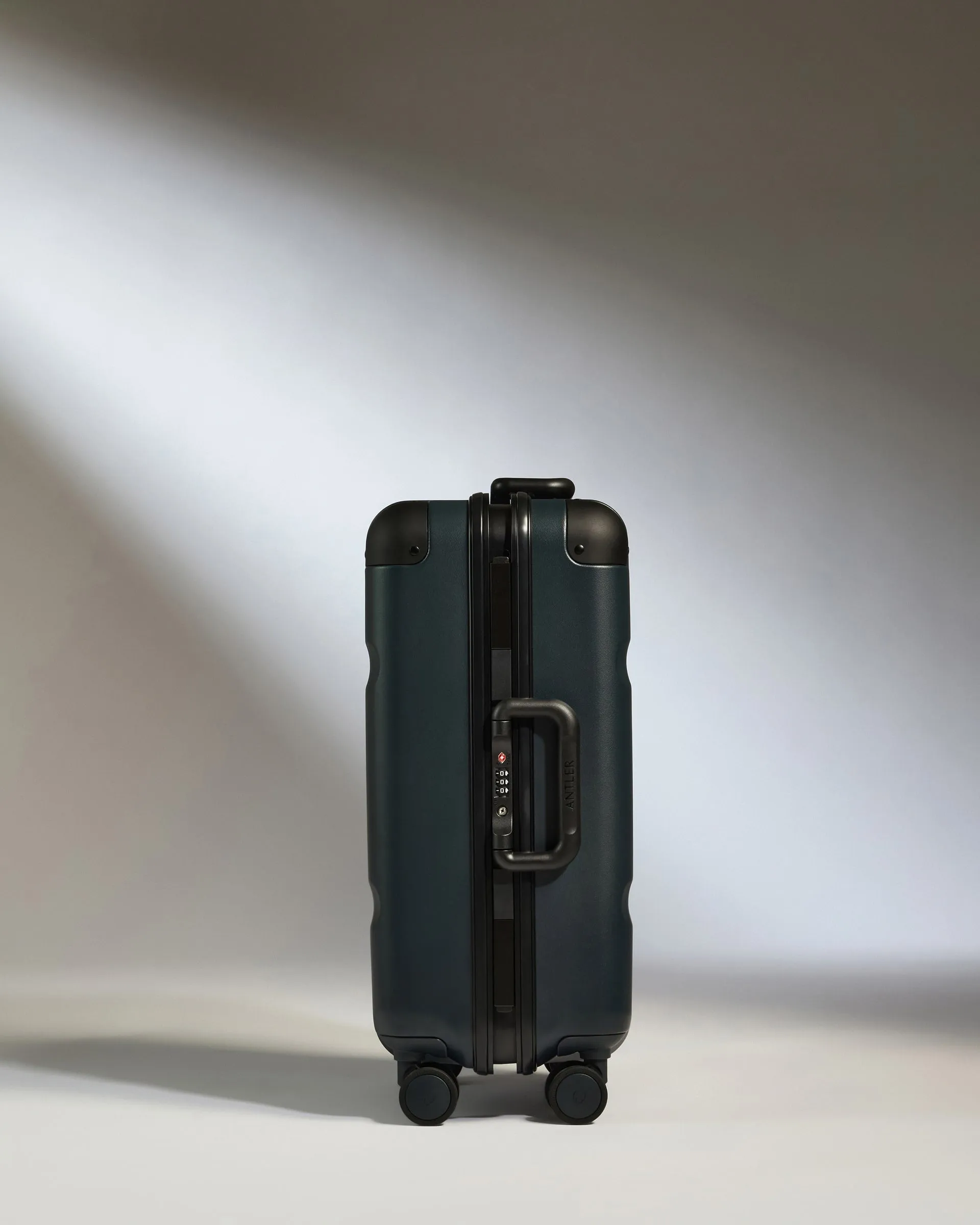 Carry-On Luggage in Basalt Navy - Heritage Stripe