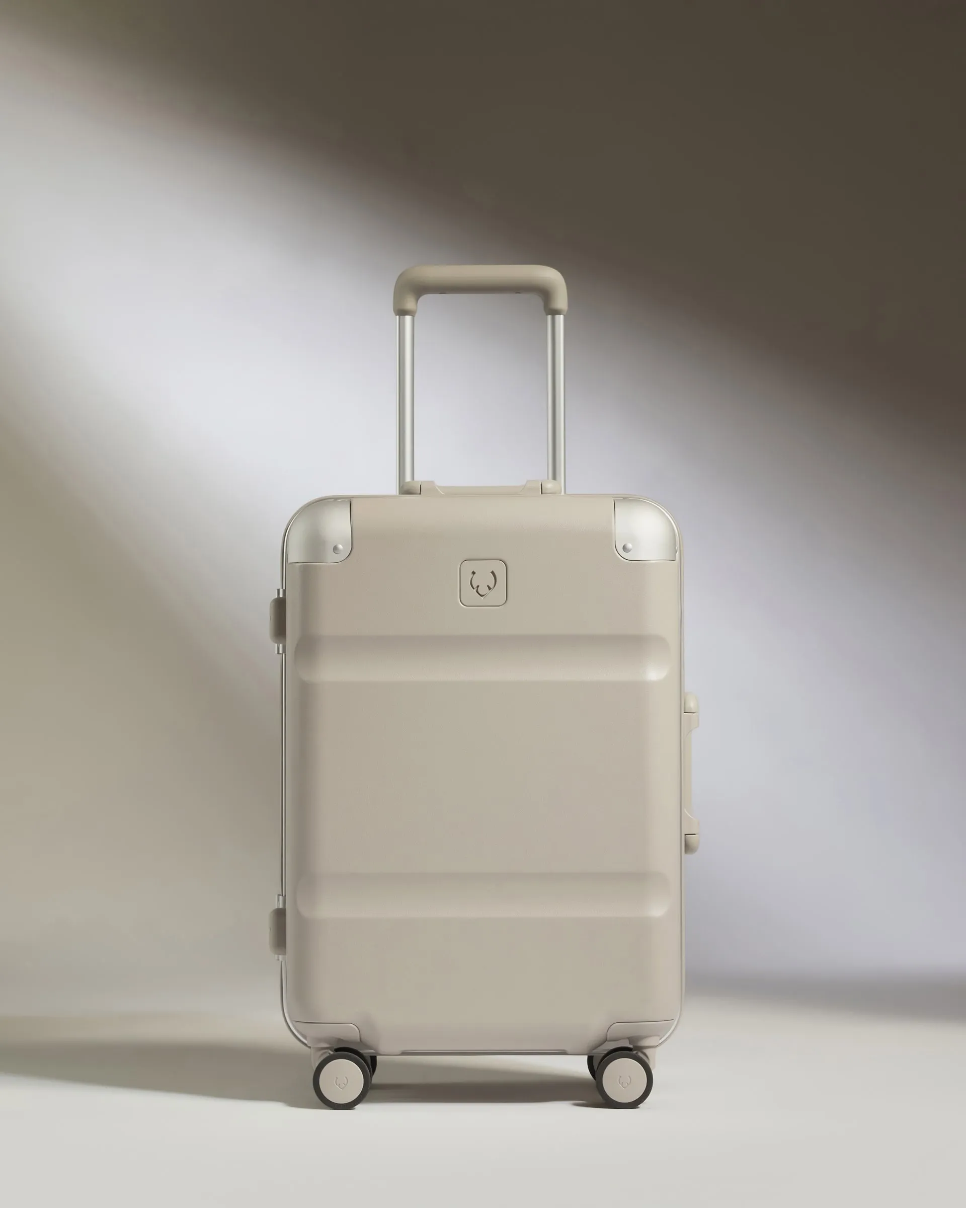 Carry-On Luggage in Sandstone - Heritage Stripe