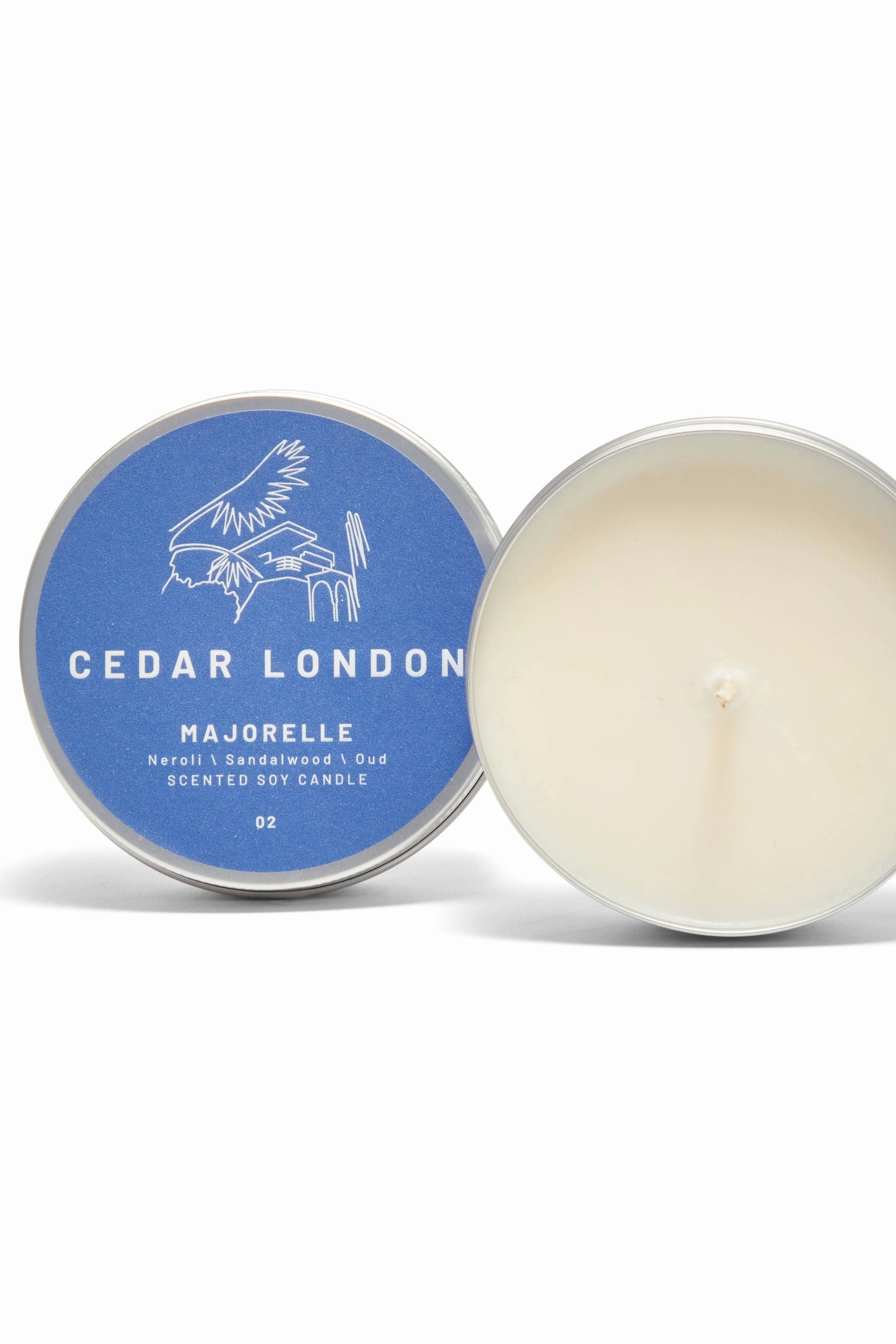 Cedar London Majorelle Candle Tin