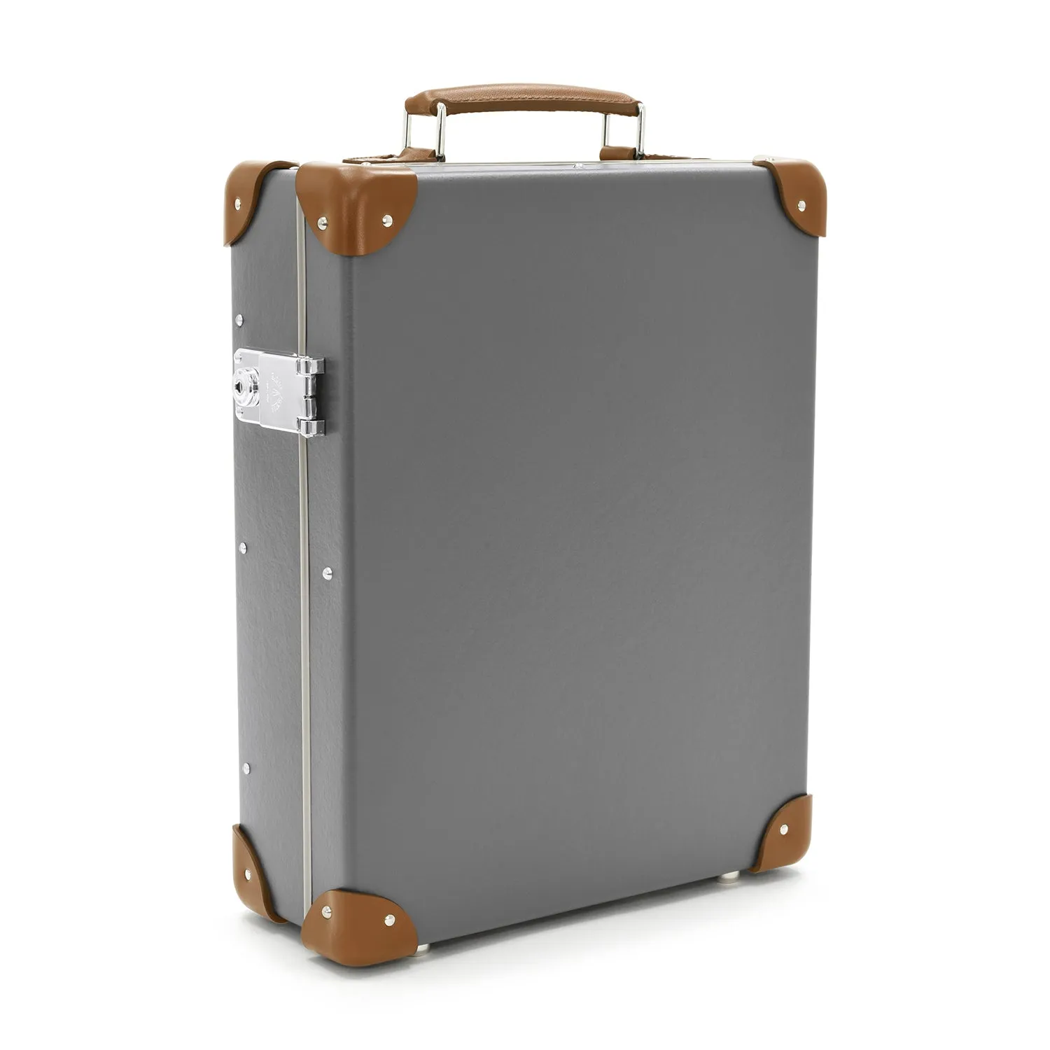 Centenary · 12-Slot Watch Case | Grey/Caramel
