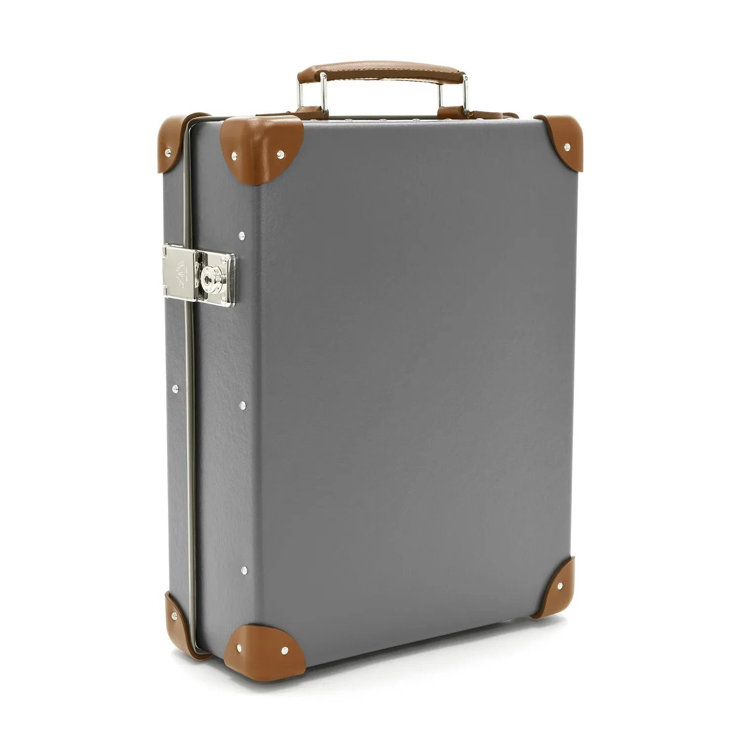 Centenary · 12-Slot Watch Case | Grey/Caramel