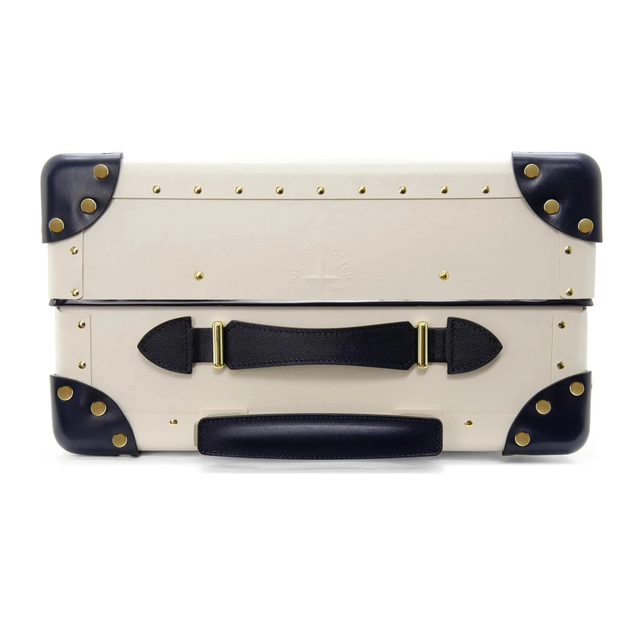 Centenary · Carry-On - 4 Wheels | Ivory/Navy/Brass