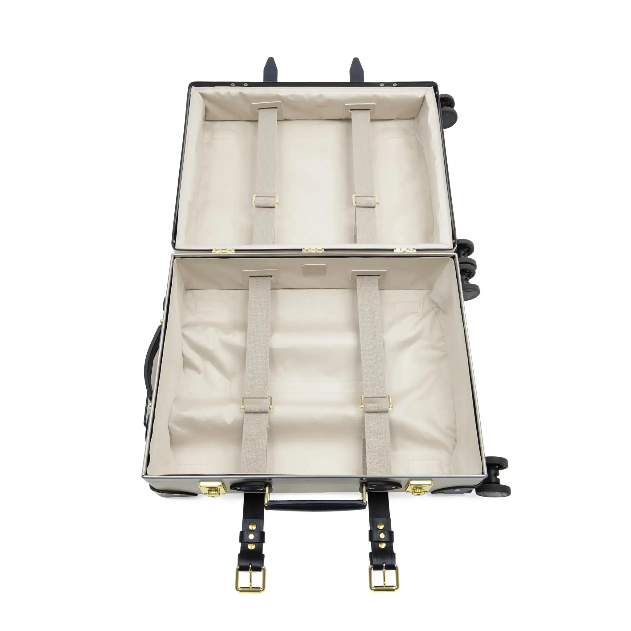 Centenary · Carry-On - 4 Wheels | Ivory/Navy/Brass