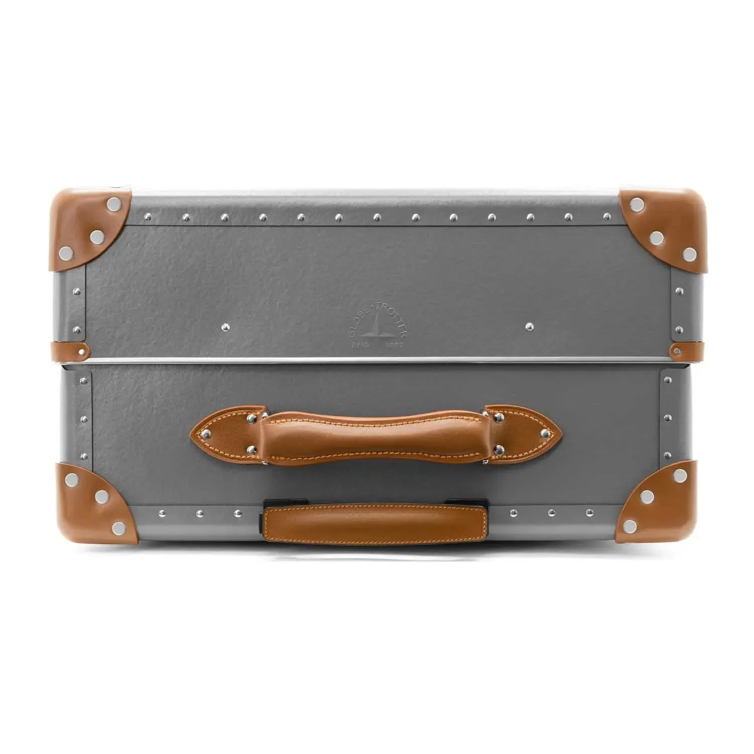 Centenary · Large Check-In - 4 Wheels | Grey/Caramel
