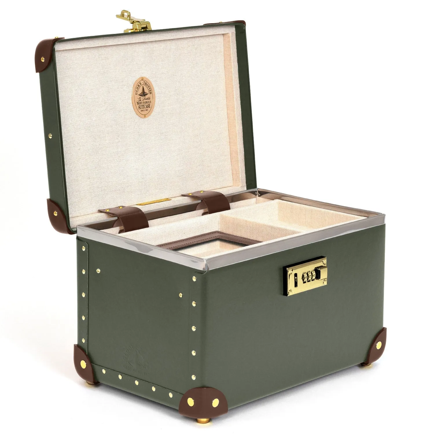 Centenary · Vanity Case | Green/Brown
