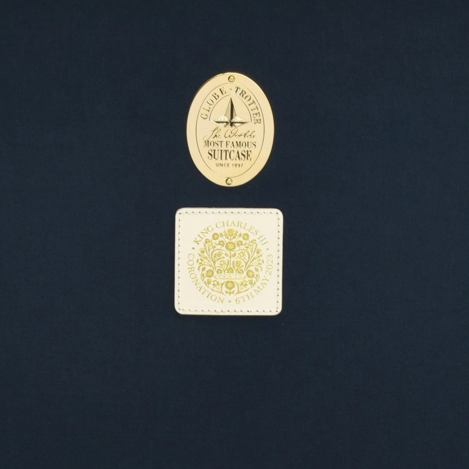 Coronation Special · Carry-On - 2 Wheels | Ivory/Navy/Brass