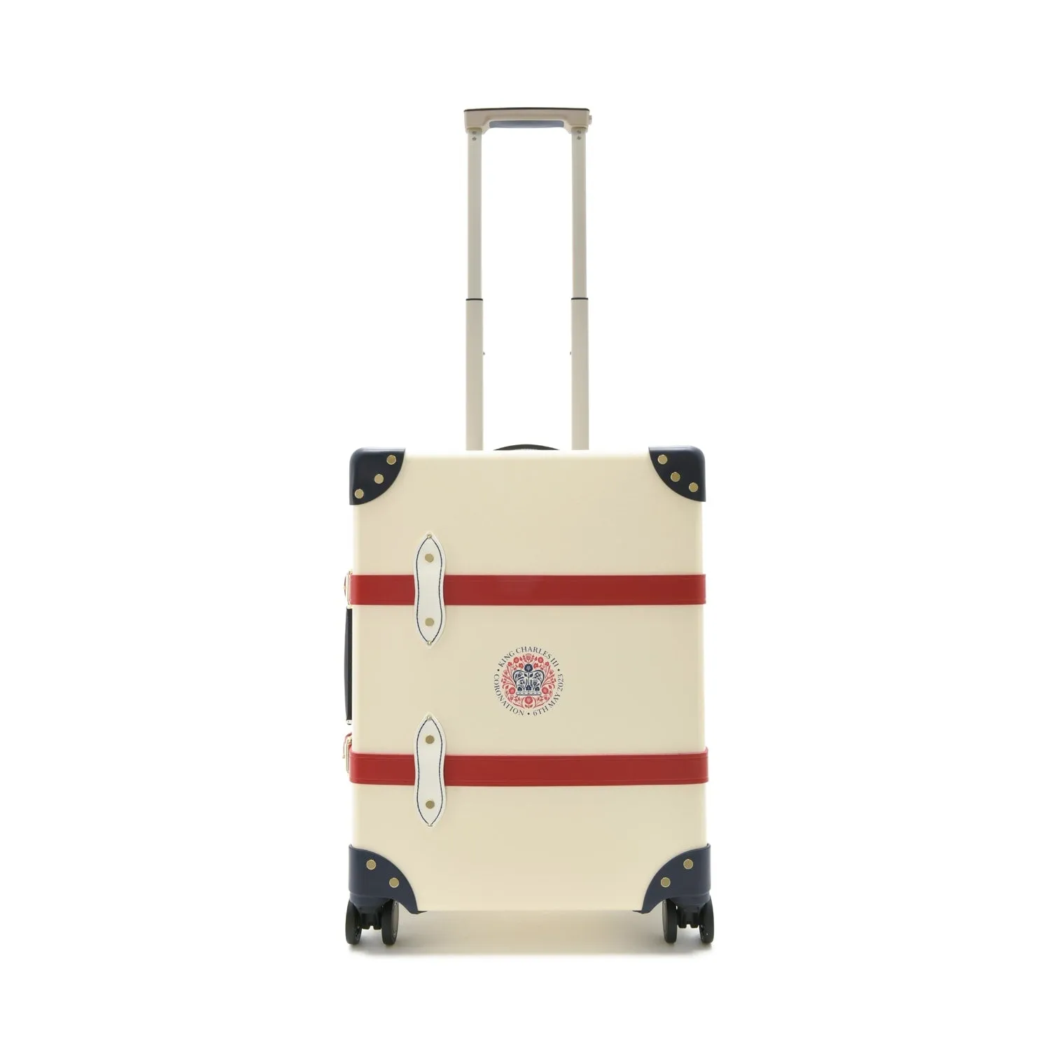 Coronation Special · Carry-On - 4 Wheels | Ivory/Navy/Brass