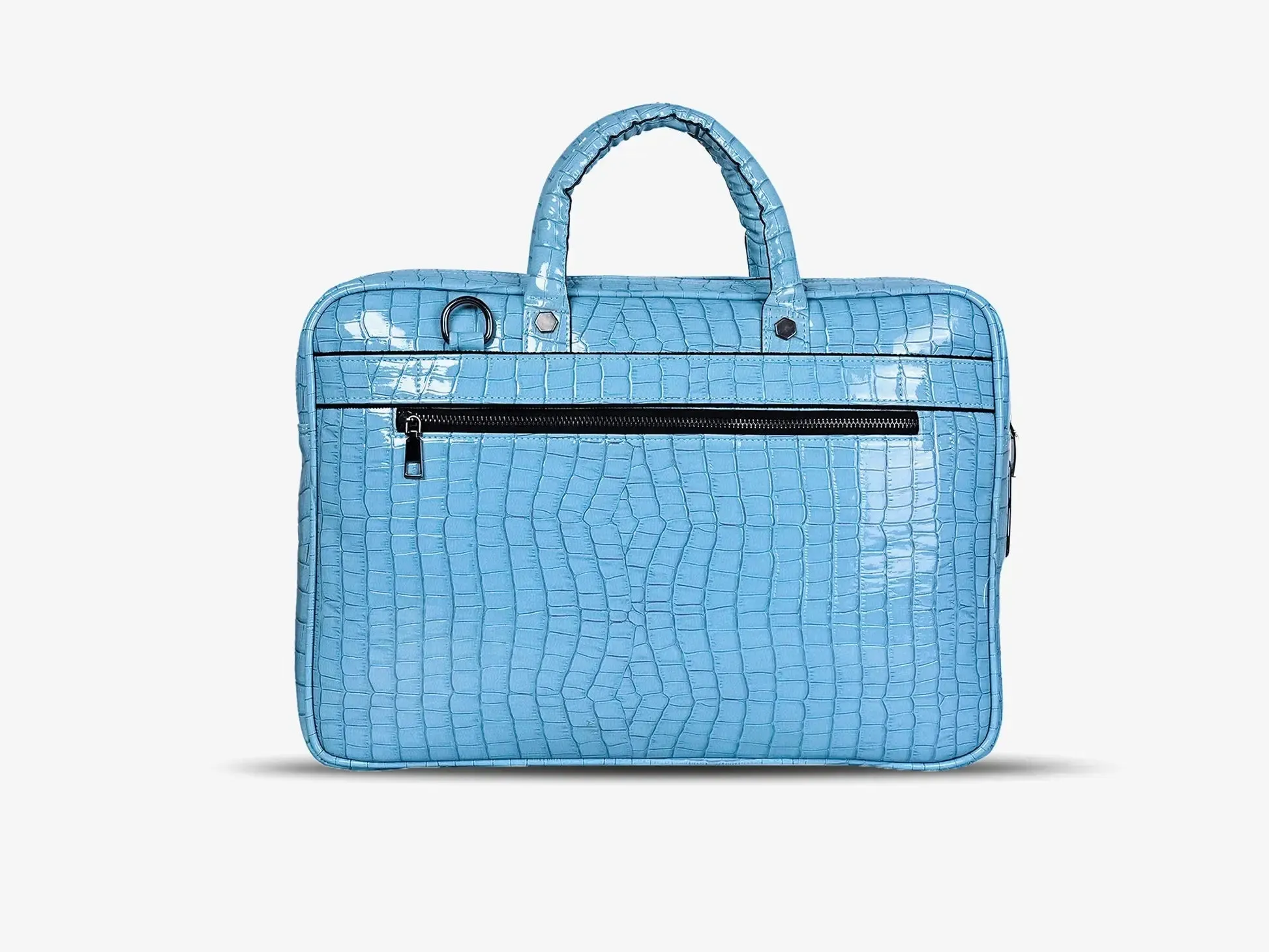 Croc-Textured Fingerlock Bag