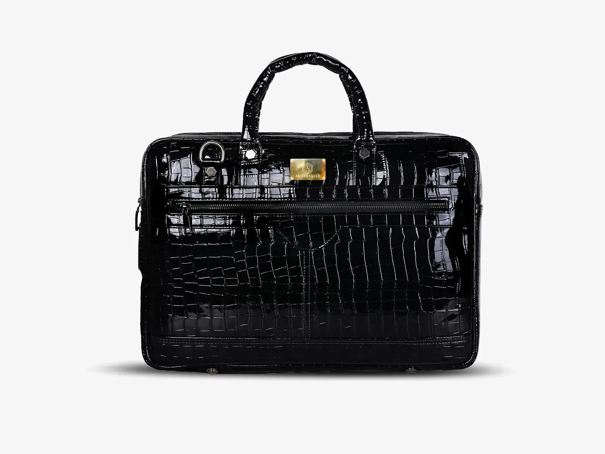 Croc-Textured Fingerlock Bag
