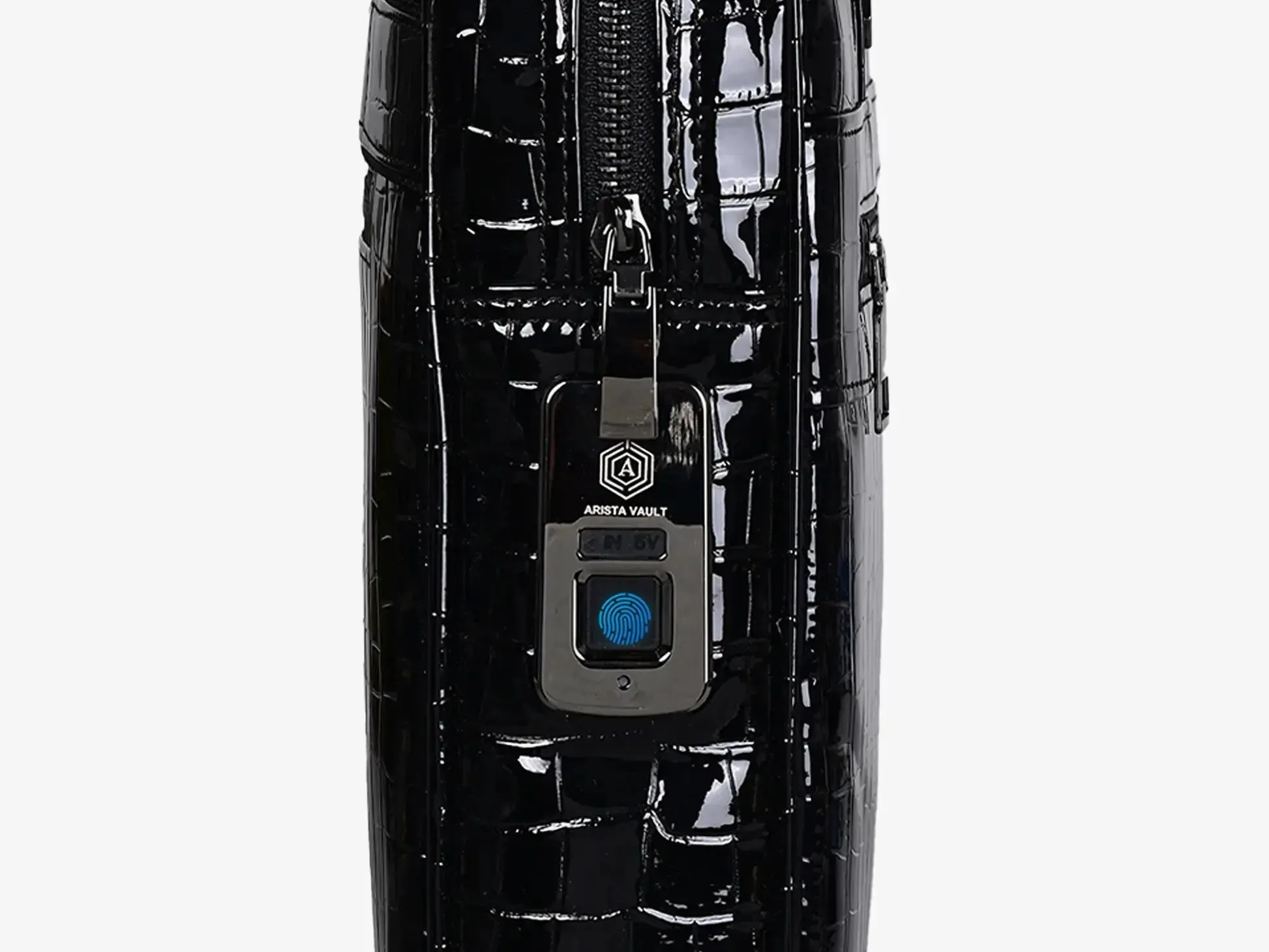 Croc-Textured Fingerlock Bag