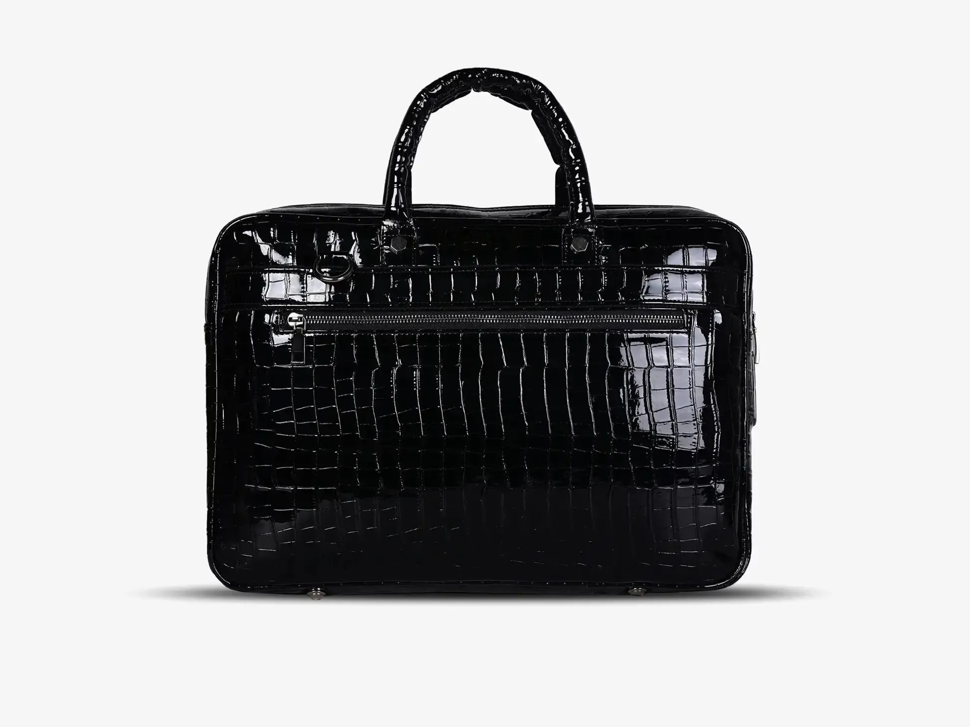 Croc-Textured Fingerlock Bag