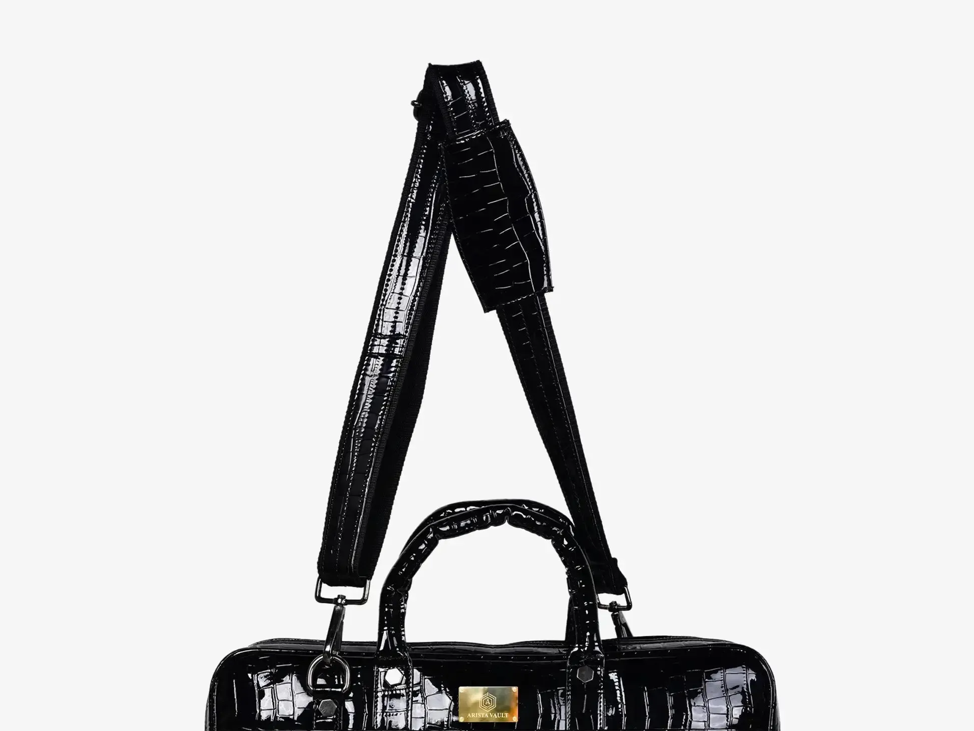 Croc-Textured Fingerlock Bag