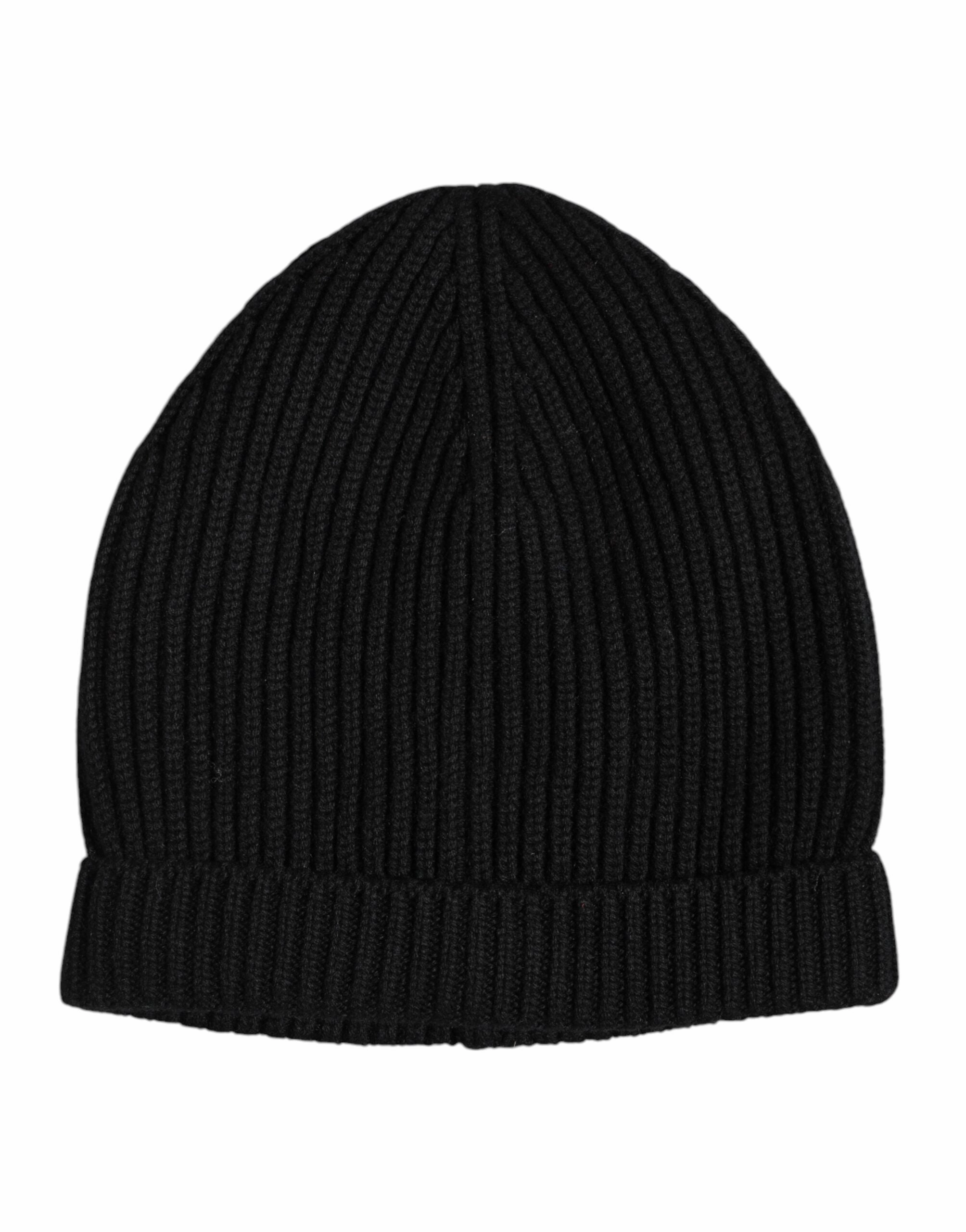 Dolce & Gabbana Cashmere Knitted Winter Beanie Men's Hat