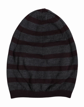 Dolce & Gabbana Striped Wool Knitted Winter Beanie Men's Hat