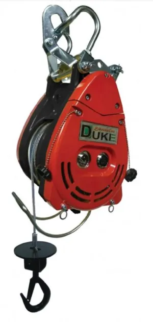 Duke Winch 230V, 300kg 5mm x 60m Electric Mini Wire Rope Winch TH Series | Model : WIN-DU300TH