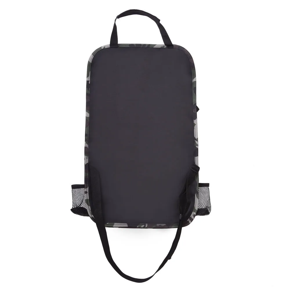 E-Z Travel Camo Print Seat Back Organizer & Beverage Insulated Cooler Dark Camo