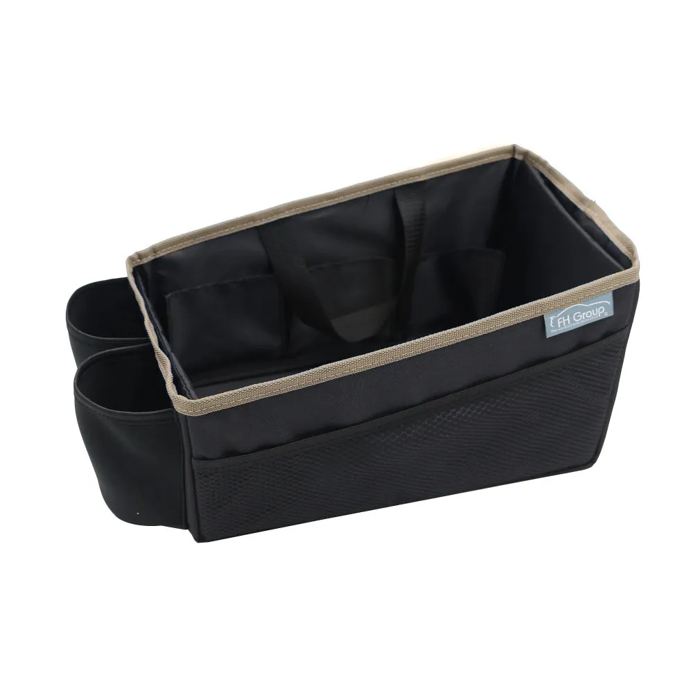 E-Z Travel Multi-Use Tote Car Organizer with Cup Holders Beige