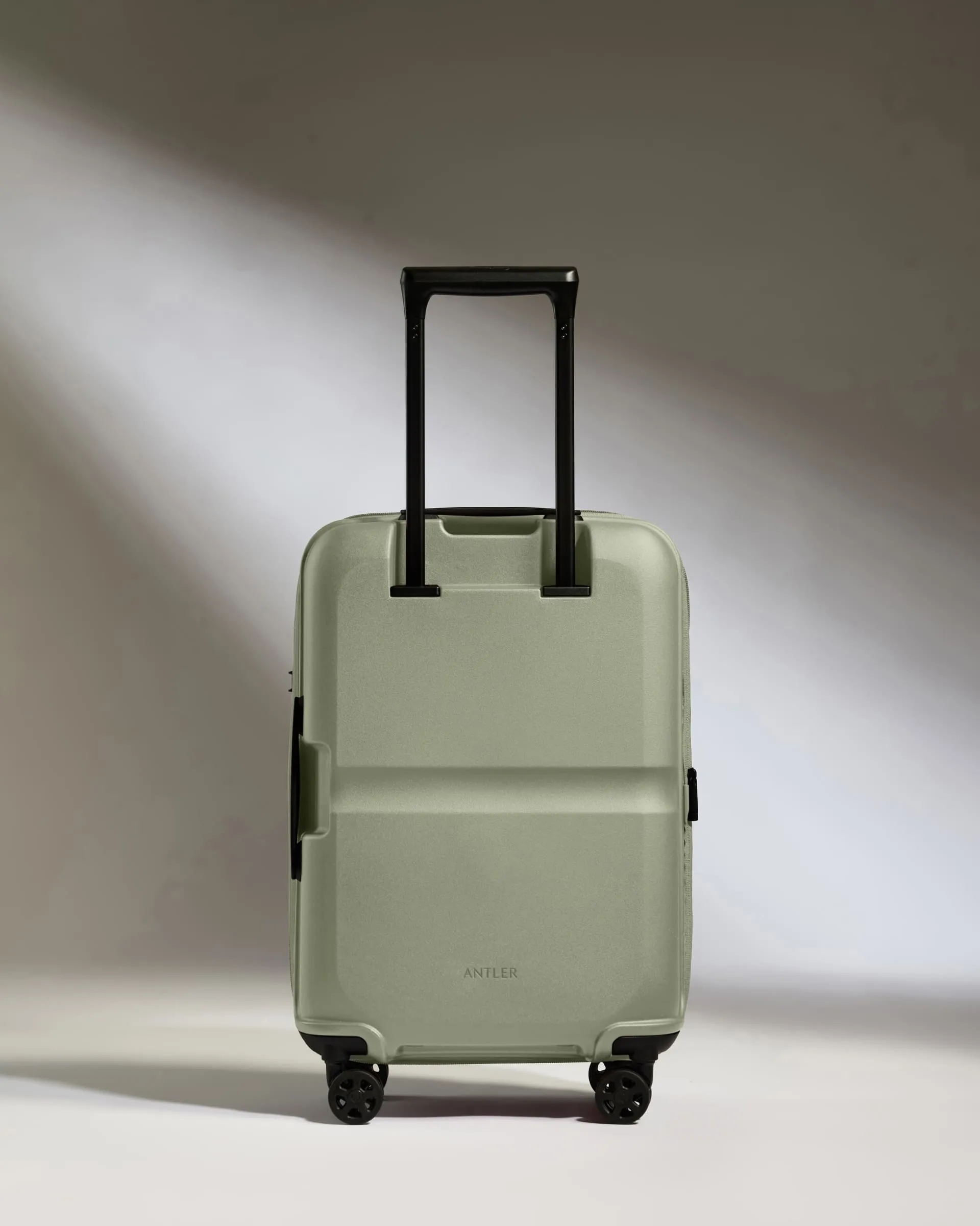 Expandable Carry-on Luggage in Clover Green - Single Stripe