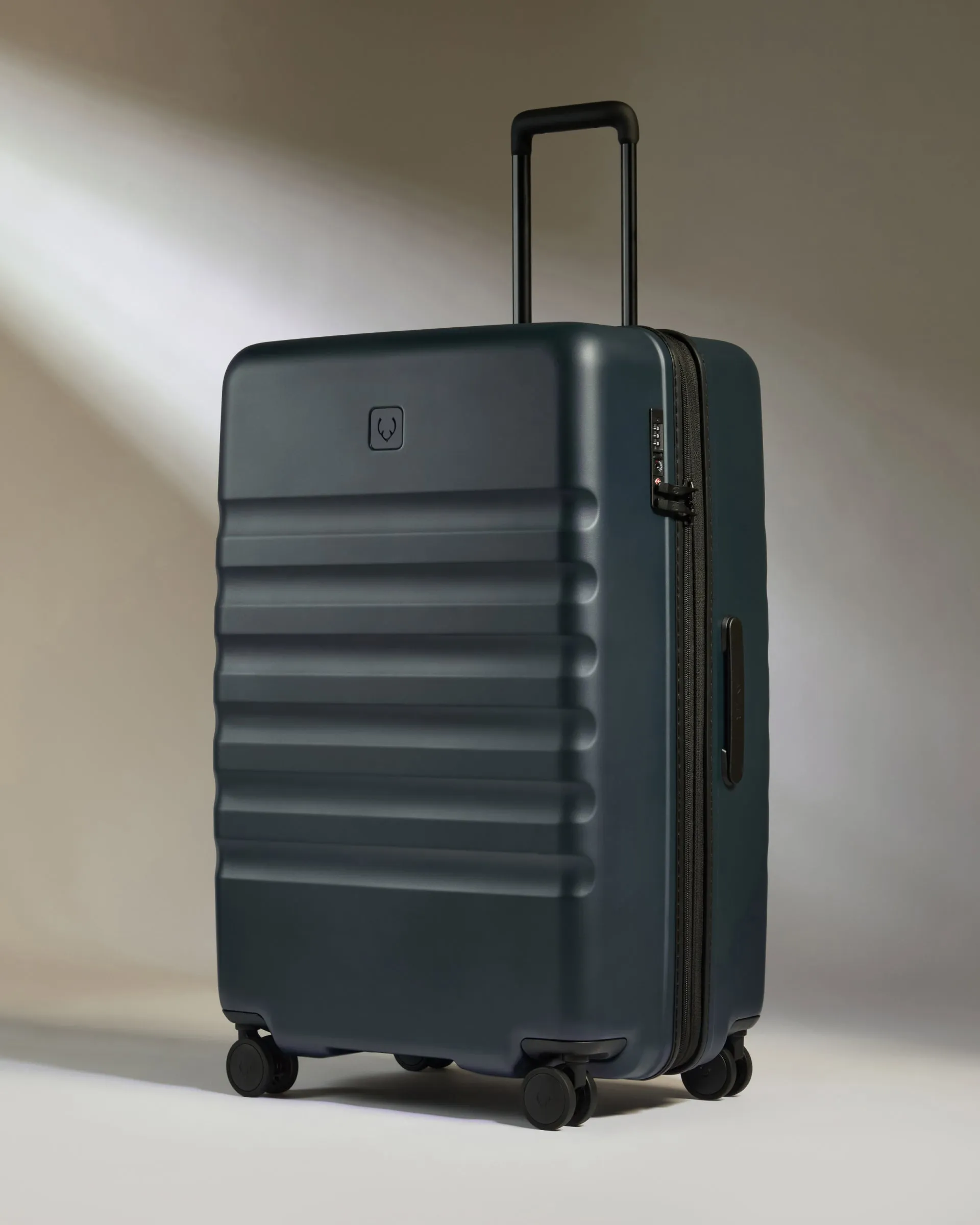 Expandable Carry-on Luggage Set in Indigo Blue - Icon Stripe