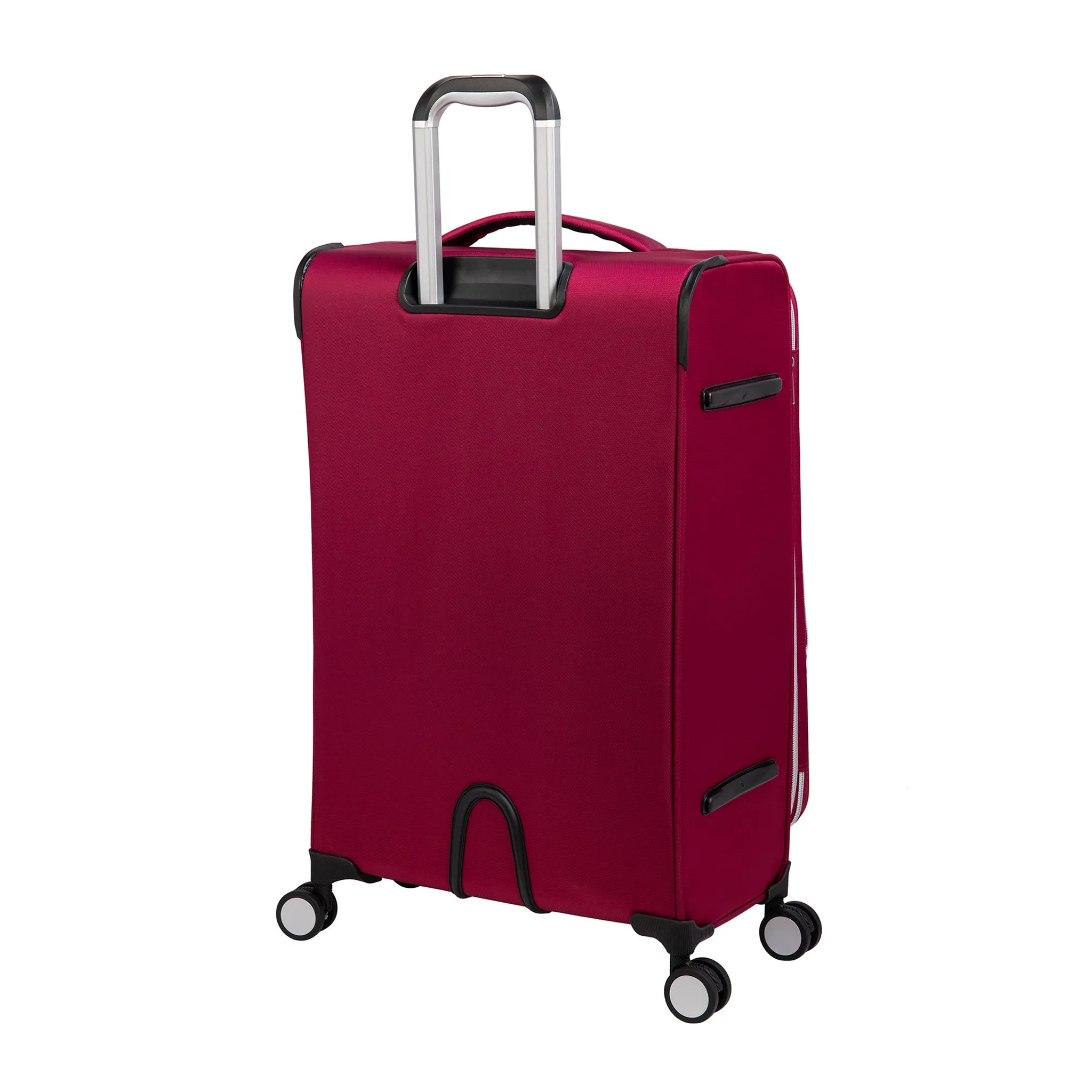 Expectant 28" Softside Checked 8 Wheel Expandable Spinner (Red)