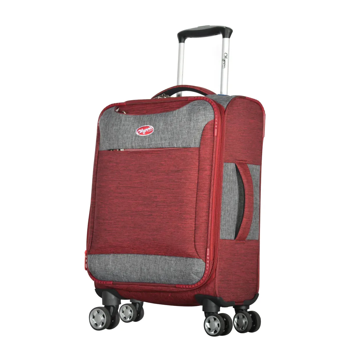 FINAL SALE - Olympia Denim 22” Carry-On Softside Spinner (Red)- OE-2621- $59.99