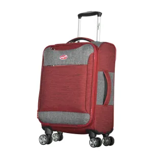 FINAL SALE - Olympia Denim 22” Carry-On Softside Spinner (Red)- OE-2621- $59.99